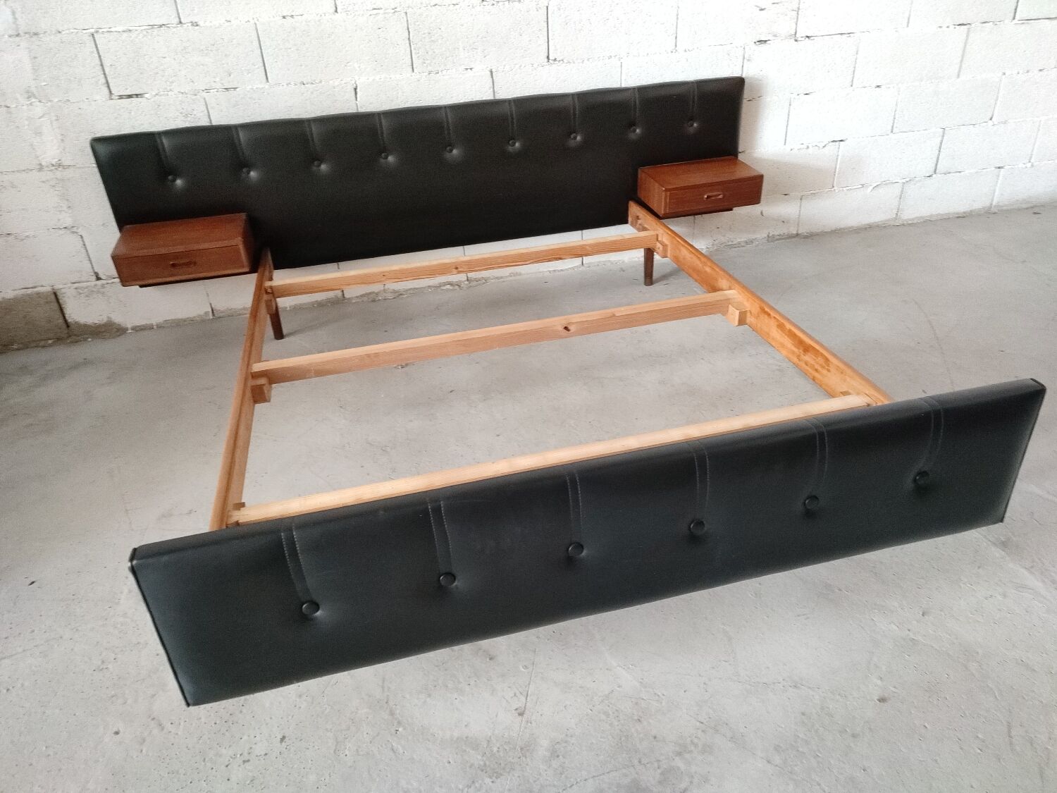 Scandinavian rosewood bed