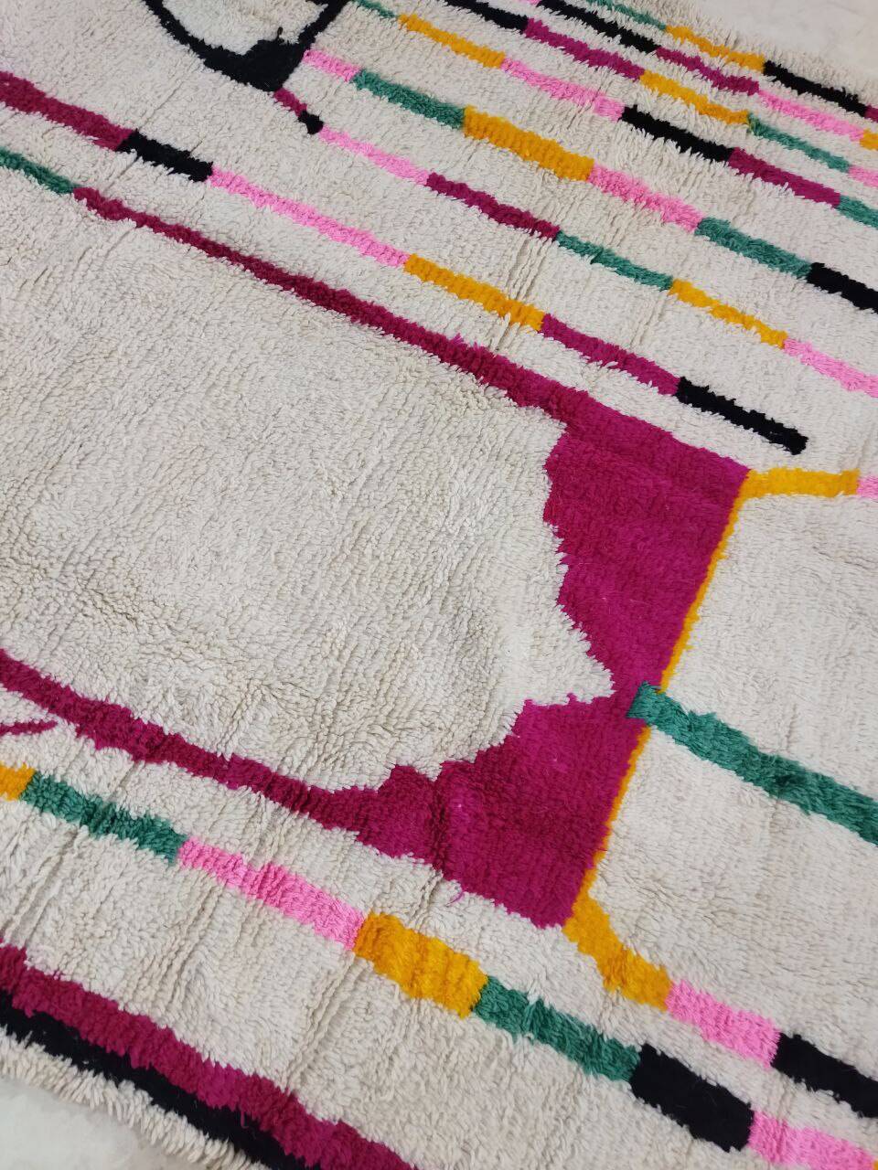 Handmade Moroccan Berber rug 298 X 185 CM