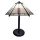 Postmodern black white table lamp art deco style 1980s