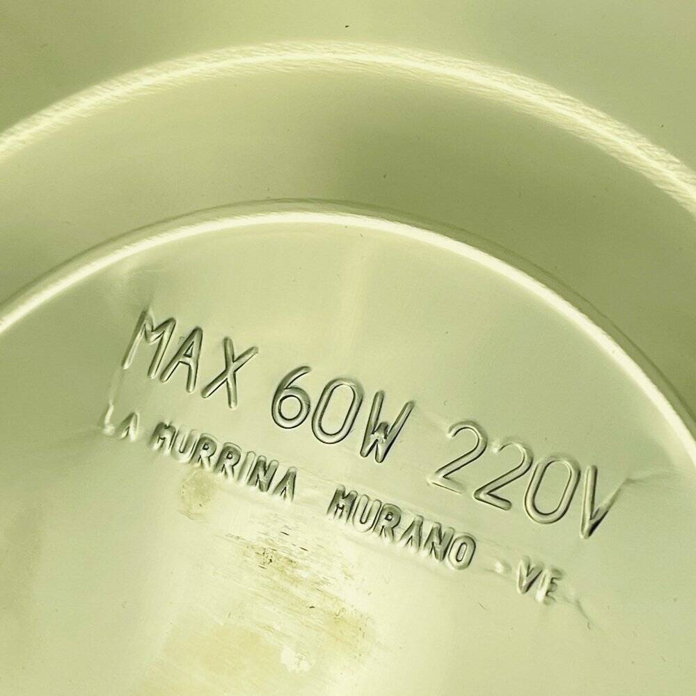 Vintage Murano ceiling lamp by La Murrina, Italy, 1980s