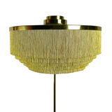 Vintage model G - 110 silk fringe floor lamp by Hans-Agne Jakobsson brass