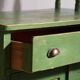Antique emerald green kitchen cabinet (circa 1920)