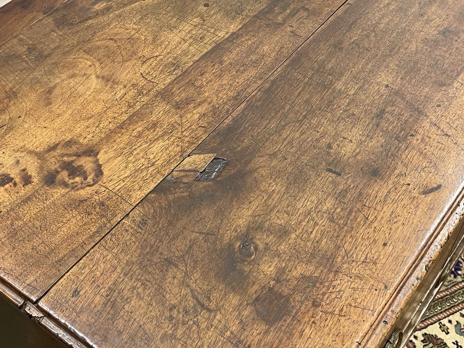 Louis XVI period chest of drawers in walnut, oak and fir, 18th century