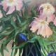 Tableau HST "bouquet de fleurs en vase" signé Porcherot fin XX°