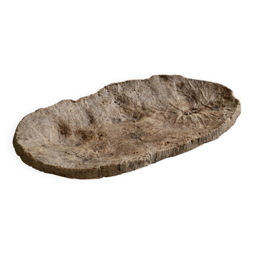 Couasse provençale plat géant en écorce de chêne liège 72 / 37 cm