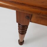 Large French rustic farmhouse table 19th century