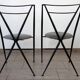 Cinderella folding chair pair by Yamakato, 1980s.