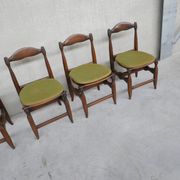 Set of six chairs by Guillerme et Chambron
