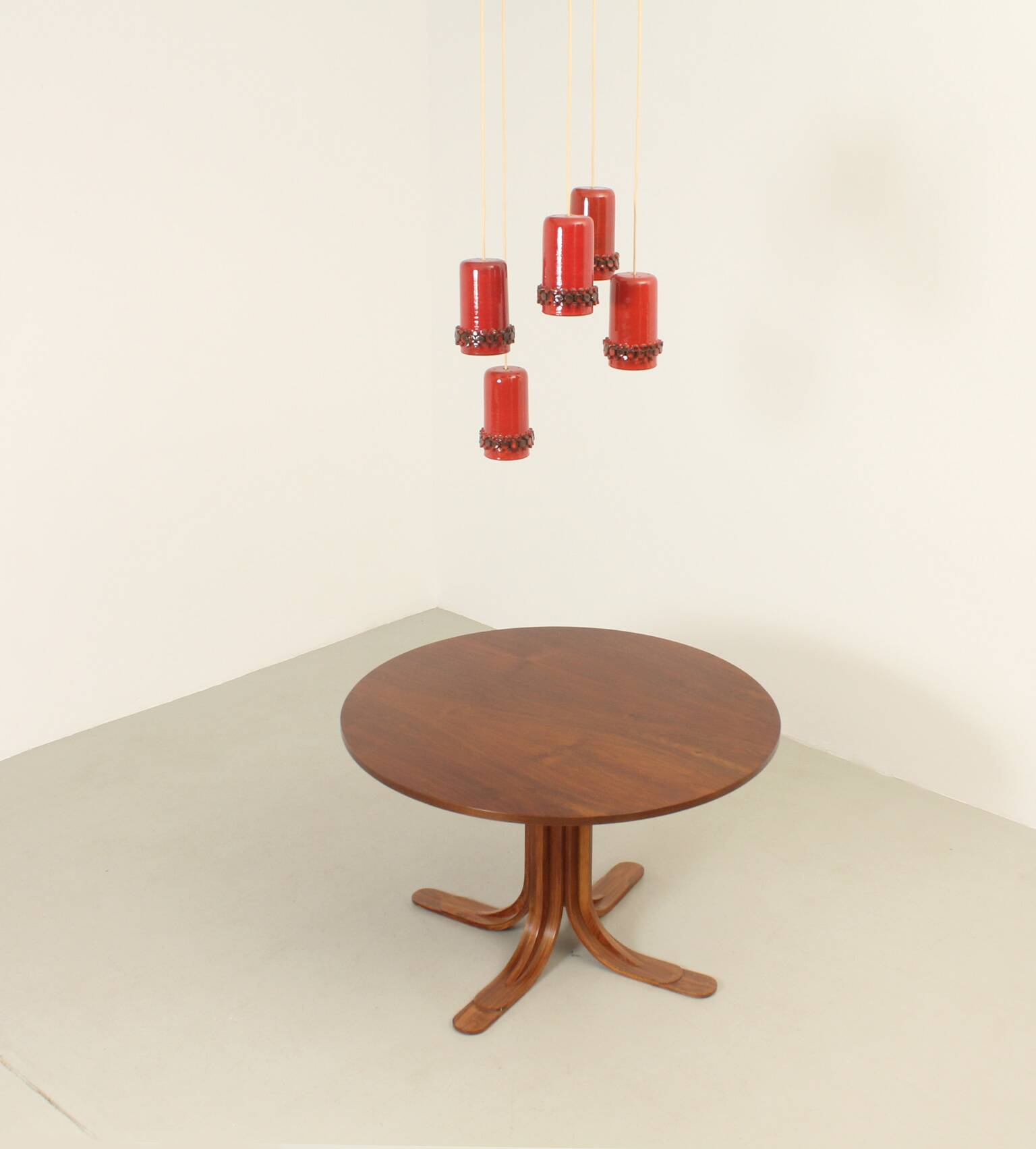 Ceralux cascade lamp by Hans Welling for Ceramano, Germany, 1960s