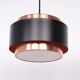Saturn Pendant in Copper by Jo Hammerborg for Fog & Mørup, 1960s