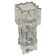 Big collectible vase with ice cube effect in glass from Limburg 1970
