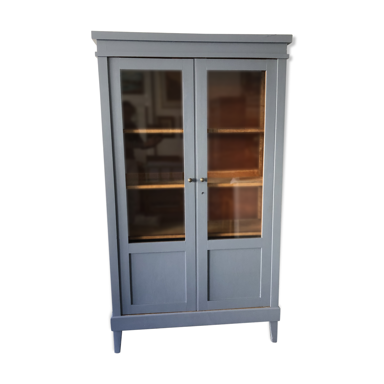 Cabinet glass Paris vintage Dresser