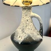 Rare design lamp in ceramic from West Germany by Bay Keramik - cordless, suitable for outdoor use.