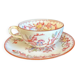 Polychrome cup from Sarreguemines