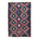5x8 Blue & Red Geometric Style Vintage Kilim Rug, 158x238Cm
