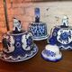 Vintage Delft Blue Ginger Jar: large blue and white Ceramic Vase