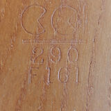 Ercol CC 41 plank dining table, 1950s