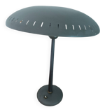 Evoluon saucer-shaped desk lamp by Louis Kalff for Philips, green