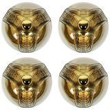 Flush-Mount Wall Sconce, Koch & Lowy by Peill & Putzler, Germany