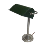 Former 1930s art deco metal desk lamp