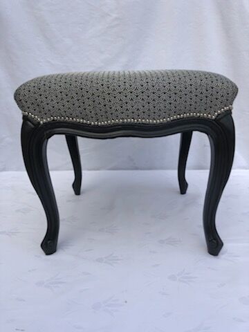 Old stool, piano bench, Louis XV style