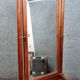 Psyche mirror on foot Empire period in mahogany