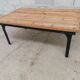 Table basse métal et bois