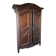 Large Provençal wardrobe in solid walnut, carved – 150x80x264 cm