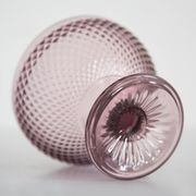 Vintage purple glass sugar bowl from the mid-century, Italy, 1960s.