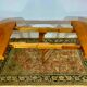 Directoire style round table in cherry wood with possibility of extensions