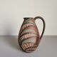 60 year pitcher / arts and crafts / collectible ceramics / vintage / signed / Mid-Century