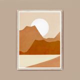 Art print Mountain view A3