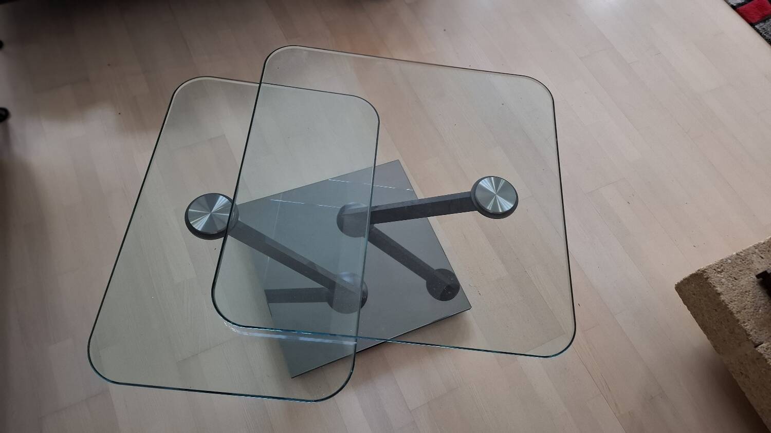 Table basse verre Roche Bobois Tea Time