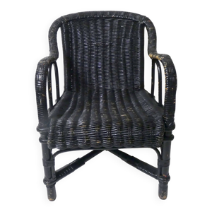 Ancien fauteuil en rotin - enfant
