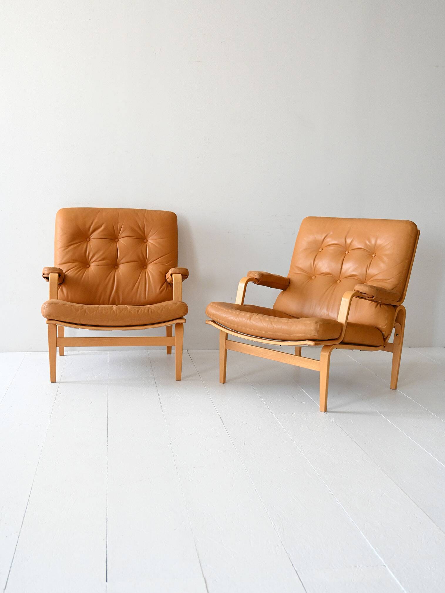 Paire de fauteuils Ingrid de Bruno Mathsson pour DUX