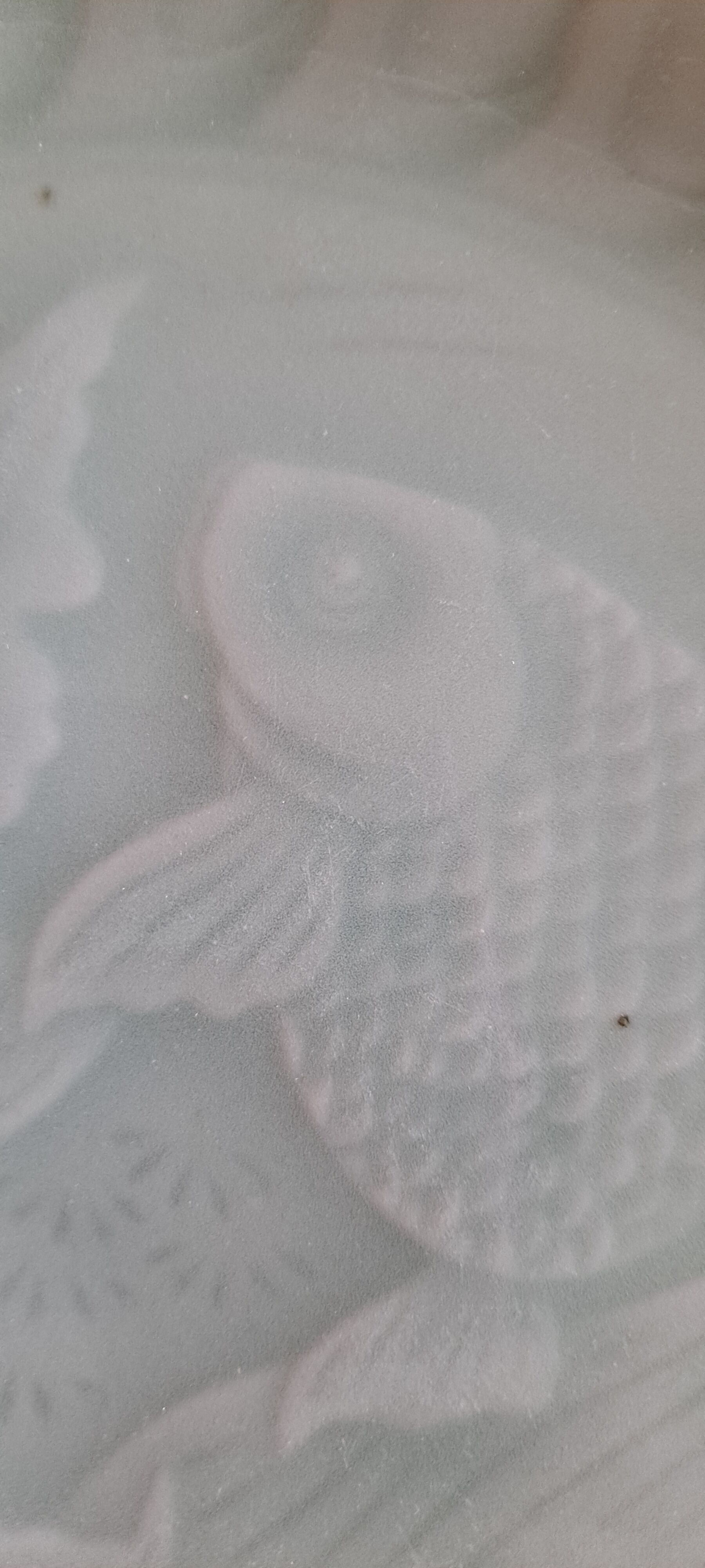 Celadon green plate with fish