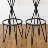 2 tabourets hauts Thonet Modèle CM127