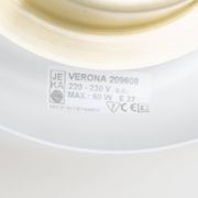 Danish vintage pendant lamp Verona by Kurt Wiborg, Jeka, 1980s