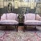 Pair of Louis XV armchairs - Rocailles