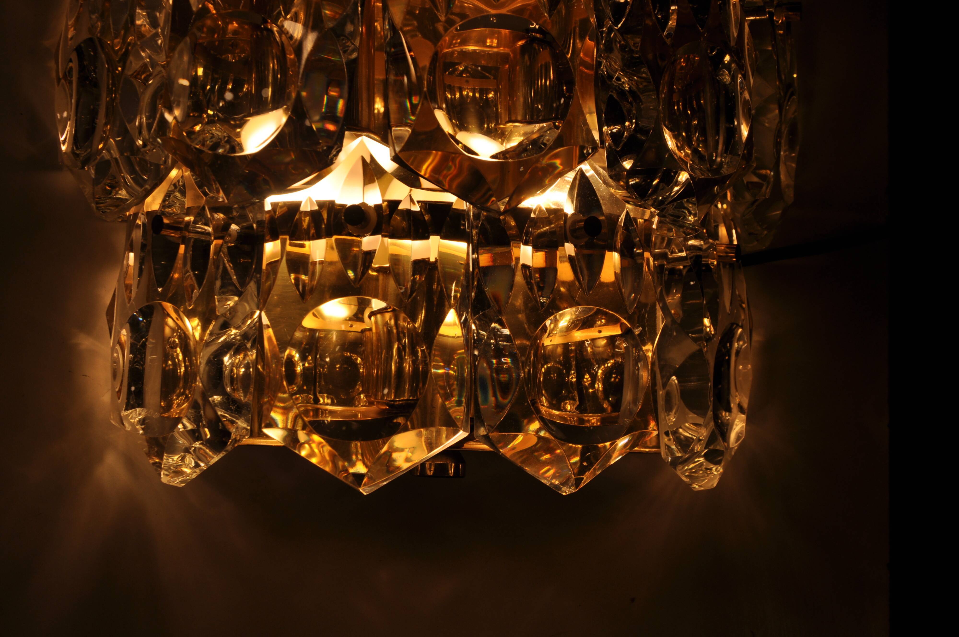 Pair of Kinkeldey wall lamps