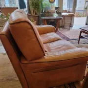 Pair of leather sofas