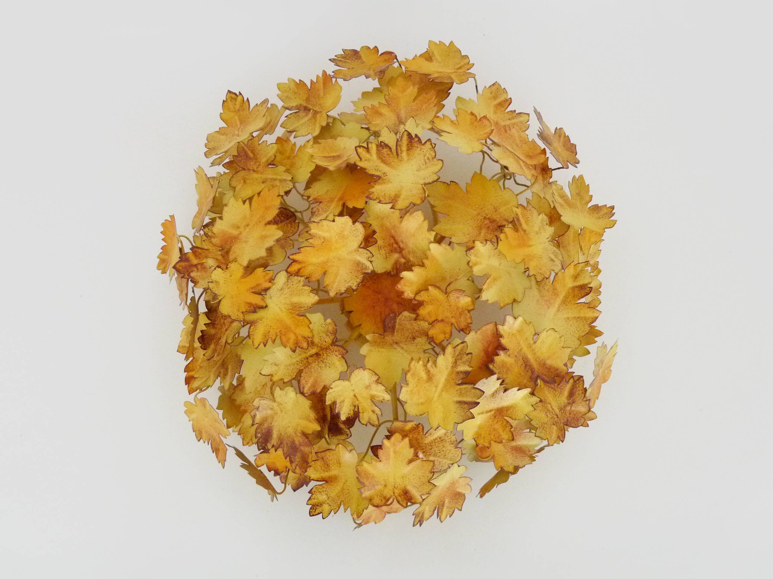 Vintage maison art et floritude ceiling light. autumn leaf