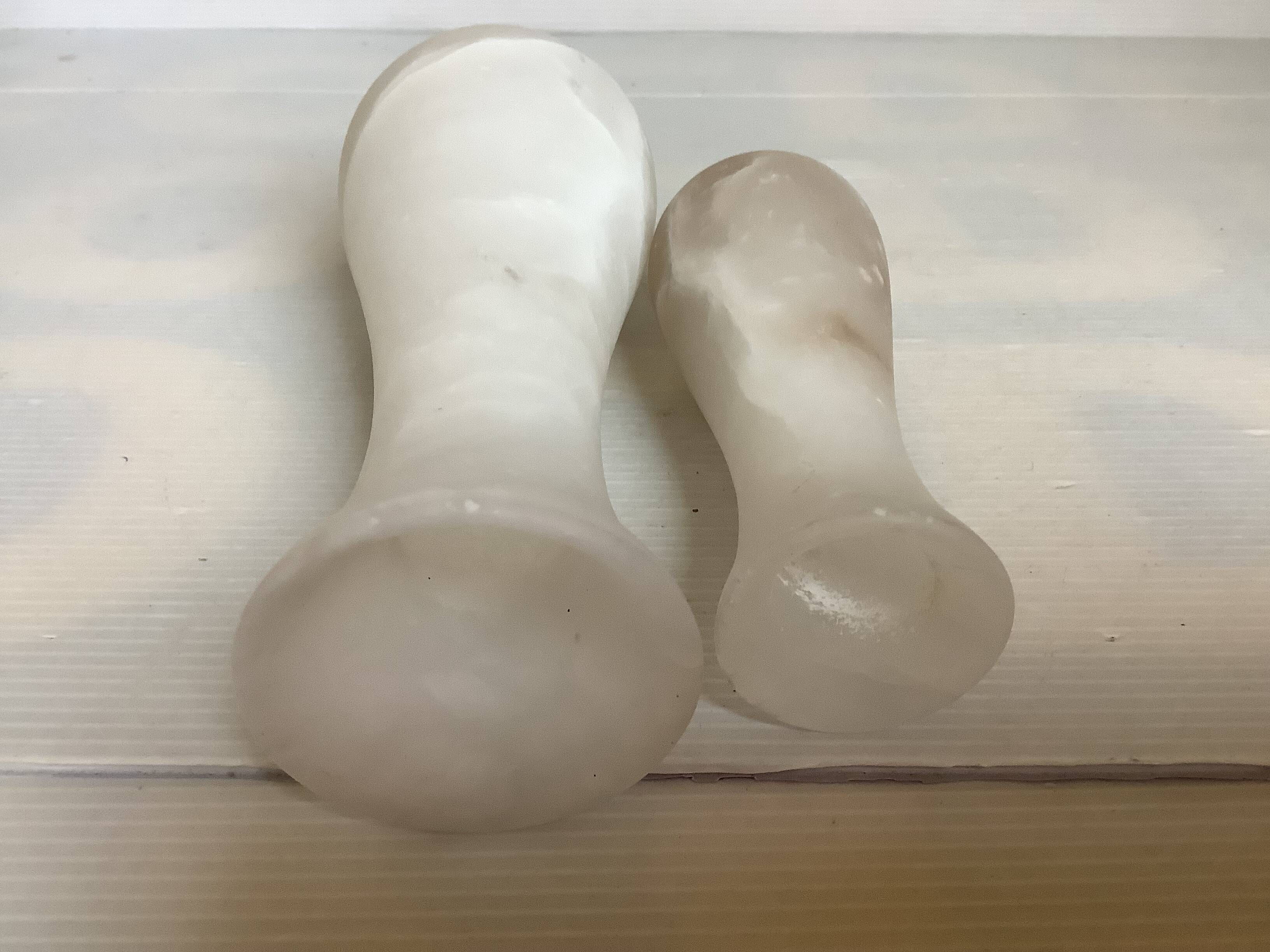 Pair of alabaster vases