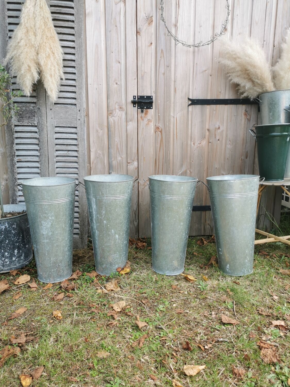 Zinc Florist Vase 50 cm, n°1