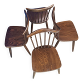 Chaises scandinave type Baumann
