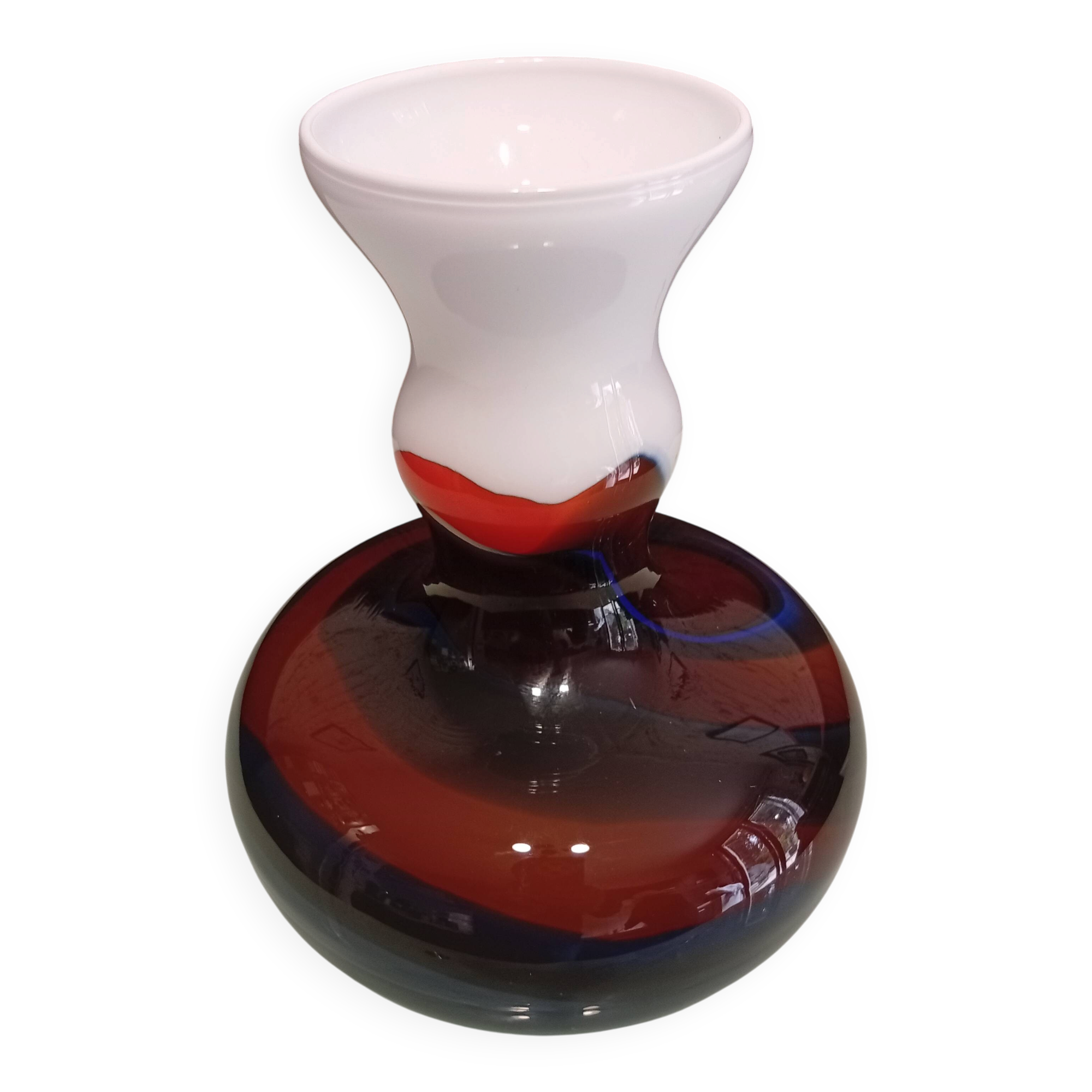 Vintage Opaline Glass Vase