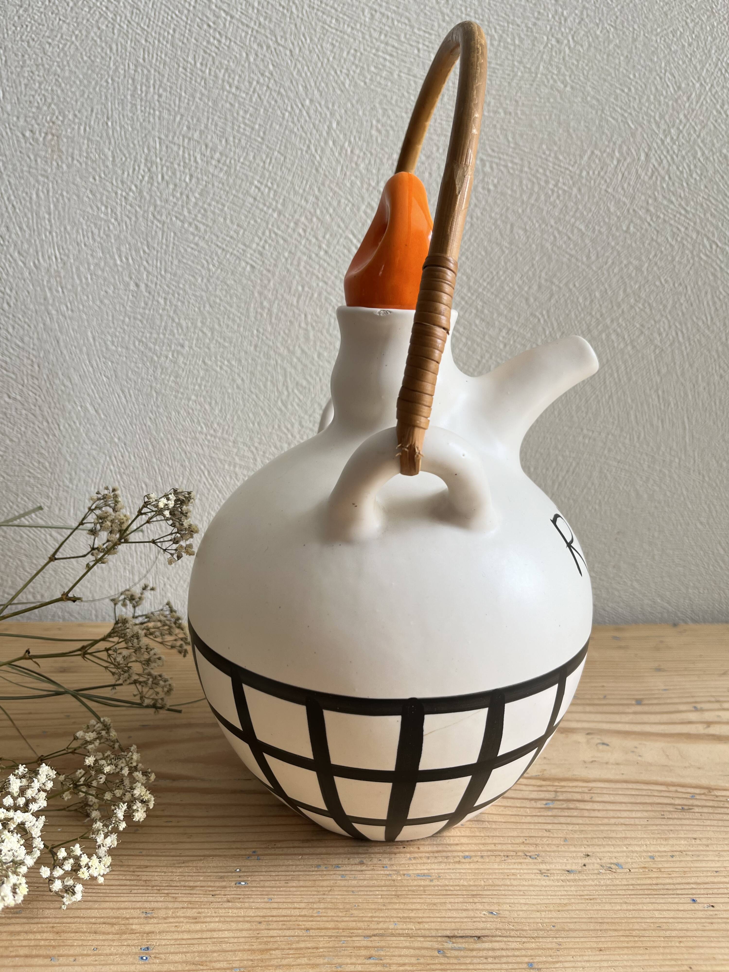 Lili Voltz Vintage Ceramic Rum Bottle