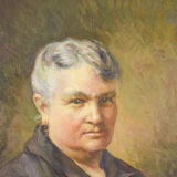 Portrait d’une dame - huile sur toile