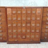 Meuble d'apothicaire de métier en sapin 53 tiroirs