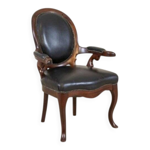 Fauteuil en acajou de - fin